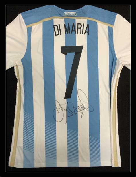 di maria signed jersey